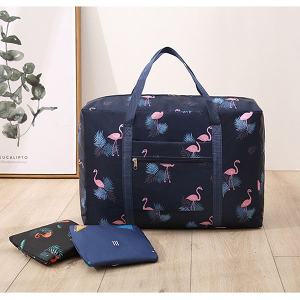 

waterproof travel storage bags men women large capacity folding duffle bag organizer packing cubes clothing luggage bag
