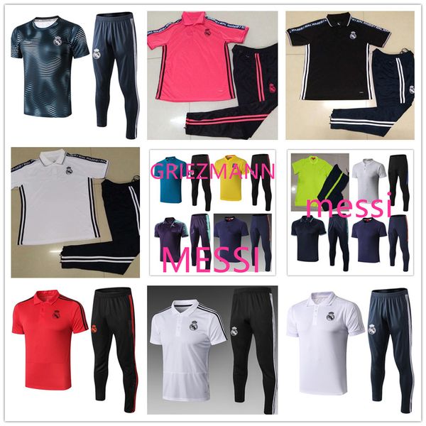 

19 20 new psg real madrid MESSI GRIEZMANN soccer polo tracksuit chandal futbol survêtement de football survetement foot training suit