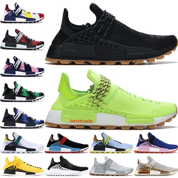

2020 pharrell williams nmd human race mens running shoes x bbc multi-color inspiratio footwear black white designer women sneakers 36-47