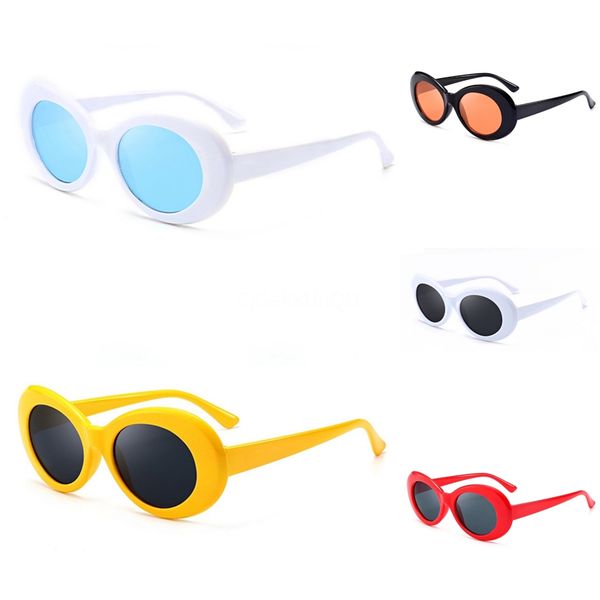 

vintage pilots hiphop sunglasee frames 50mm men women designer gafas lenses sunglass frame with bag #97872, White;black