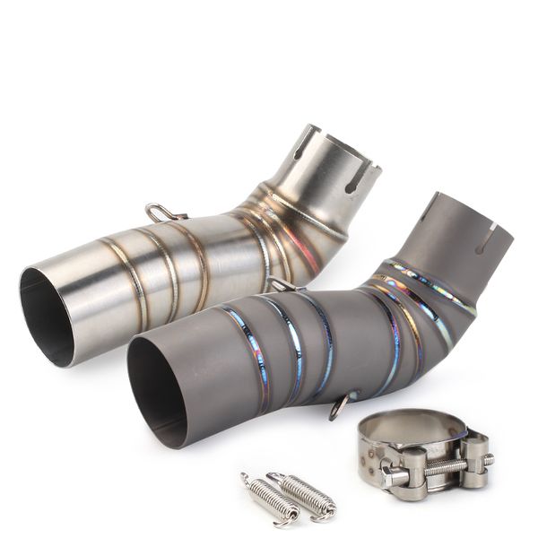 

motorcycle exhaust muffler pipe link middle for cbr1000rr 2008-2016 slip-on 61mm motorcycle