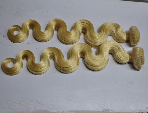 

elibess бренд--перуанский объемная волна человеческих волос weave 3 пучки 613 блондинка цвет волос девственницы связки, Black