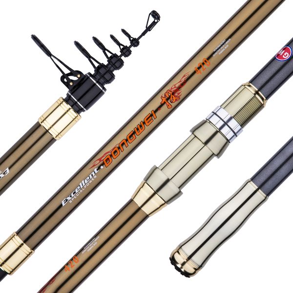 

carbon distance throwing rod fishing pole strong hard power rock fishing canne casting long sections oltas 3.6m 4.5m