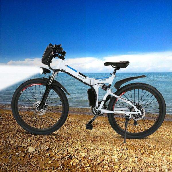

26 quot elektro fahrrad fatbike alu klappbar faltrad e bike elektrofahrrad citybike