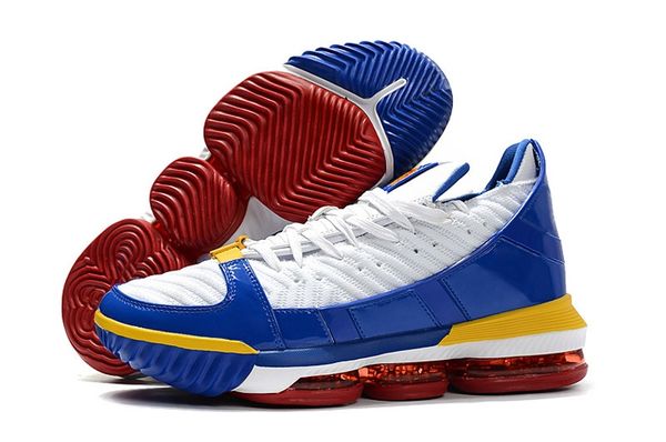 

New Style lebron 16 SB SuperBron Men Basketball Shoes Trainer Good quality White Varsity Red Royal Blue James 16 Mens Athletic Sports