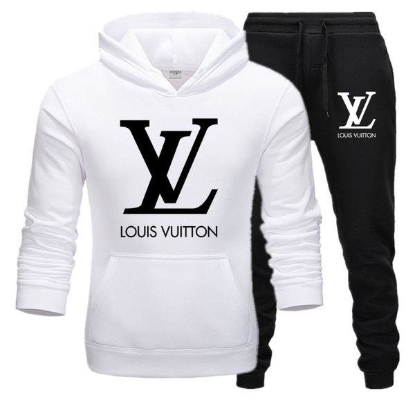 

U8 LV 2020 люкс дизайнер марка Мужчины Наборы Hooded Tracksuit Track потовых костюмы Мужской Sweatsuit Мужские Спортивные