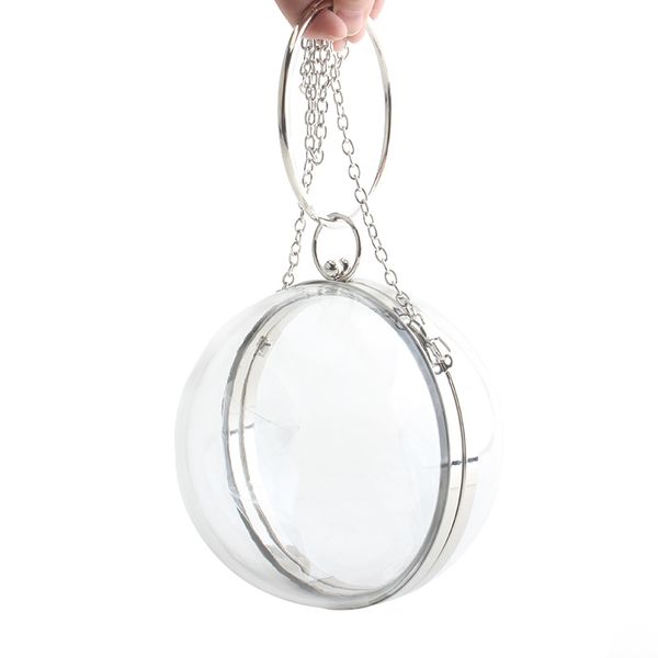 

transparent bags for women 2019 clutches evening bag luxury handbags shoulder & crossbody bags purse circular ball bag wallet