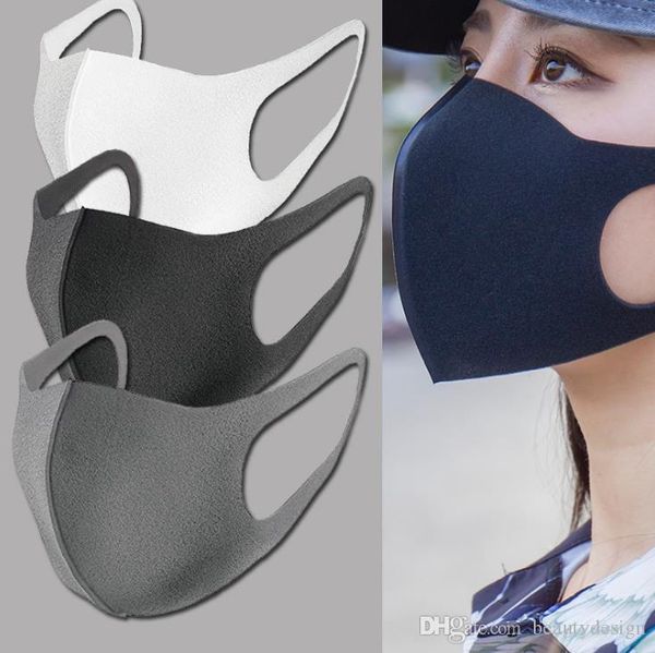 

24h dhl shipping face masks cotton blend anti dust and nose protective masks fashion reusable masks for fy9041, Black