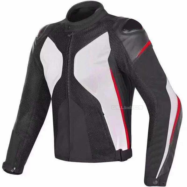 

dain super rider d-dry jacket motorbike street moto riding motocross 3d mesh textile leather jackets with protector