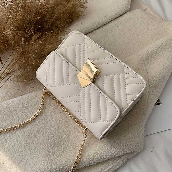 

small bag women 2020 new fashion net red small black bag texture versatile lingge chain single shoulder messenger