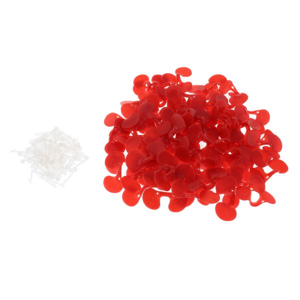 

100 pcs chicken pinless peepers poultry glasses blinders anti-pecking tool