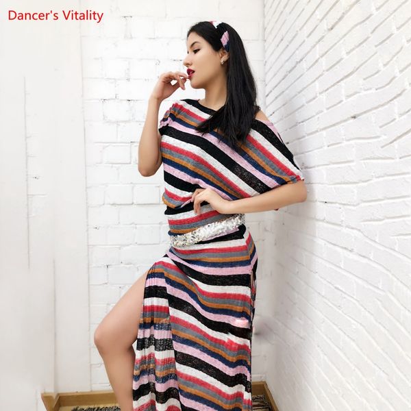 

2018 training clothing belly dance costume oriental dance suit for women girls belly wear, Black;red
