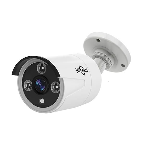 Hiseeu HB612 1080P 2.0MP POE Mini IP Câmara bullet ONVIF P2P IP66 Waterproof exterior IR CUT Night Vision Cam