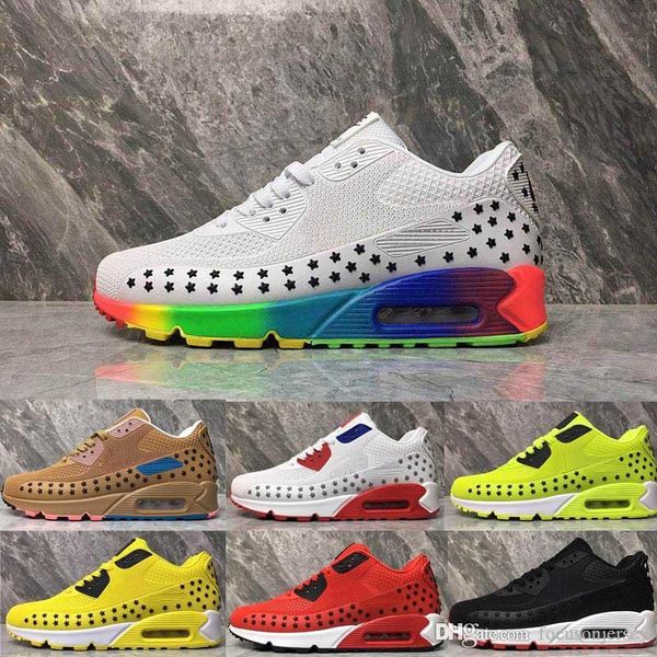 

2020 mens sneaker 90s kpu running shoes airs 1s triple black white red road star utility trainers chaussure triple s breathable sport shoes