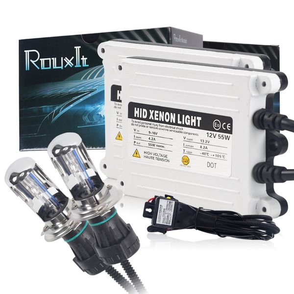 

ac 12v 55w fast start h4 hi/low h4 bi xenon hid kit 4300k 5000k 6000k 8000k 3000k 10000k 12000k for car headlights