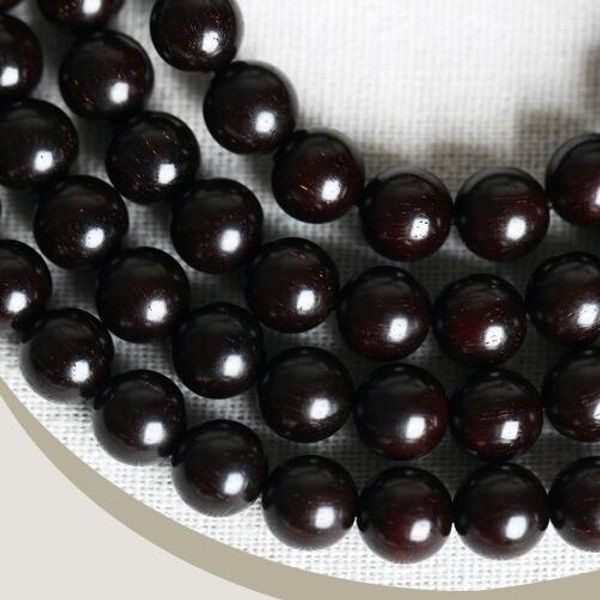 

Leaflet ro ewood bracelet 108 ladie india venu high den ity old material original de ign bead bracelet, Black