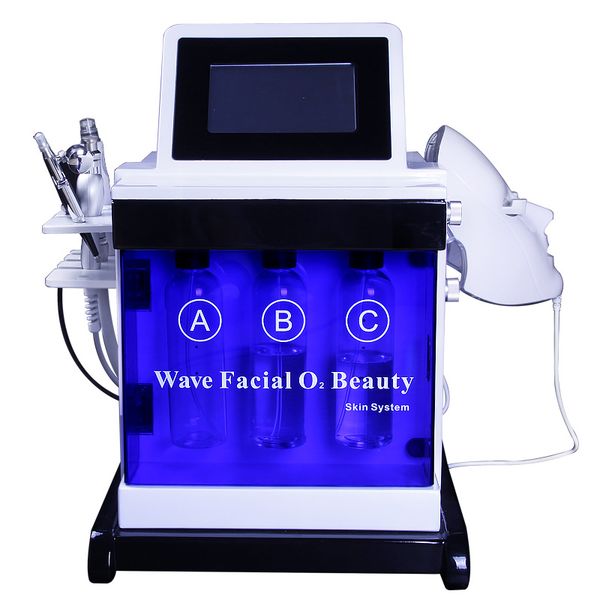 

лицевые машины чистки уход за кожей рф удаление морщин машина красоты вливание кислорода увлажнение кожи машина гидро дермабразия устройство