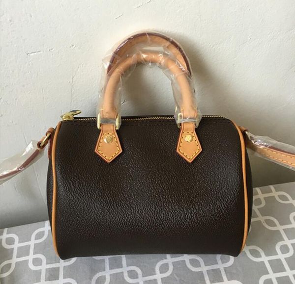 

women messenger bag classic style fashion bags women bag shoulder bags lady 35cm totes handbags speedy with shoulder strap, dust bag