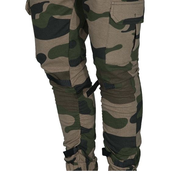 

камуфляжные штаны мужчин тренажерный зал фитнес sweatpants мужчины jogger camo повседневные брюки multi-карман брюк velcro плиссе гарем брюк, Black