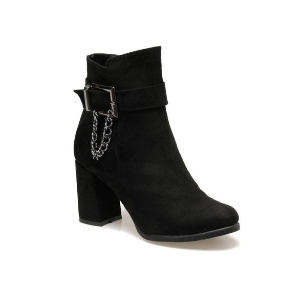 

flo sasa black female high-heeled boots butigo