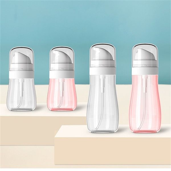 

mini empty make up containers jars transparent petg alcohol hand gel spray bottle 100ml pump bottles for packaging 3 3ka e19