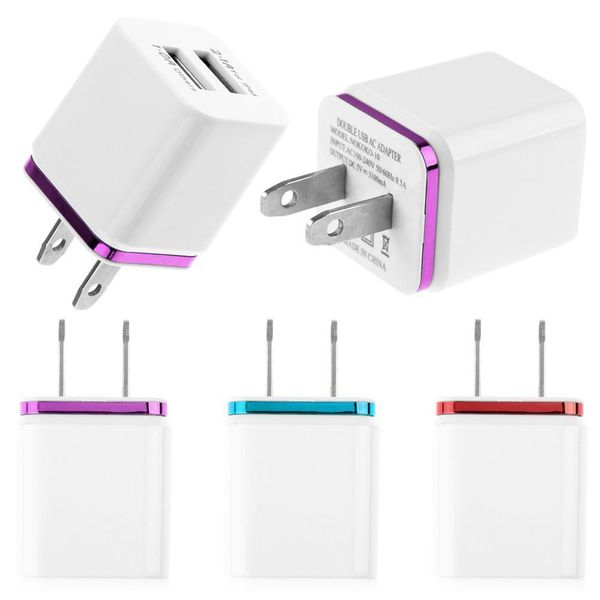 

Home dual u b charger eu u plug 2 port ac charging power adapter for am ung galaxy 10 plu 10e