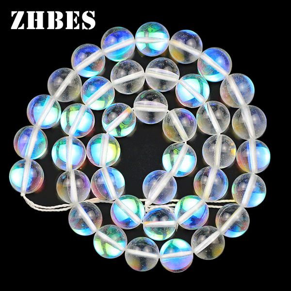 

natural labradorite stone white synthetic flash stone spacers round loose beads 6/8/10mm beads for jewelry bracelet making diy