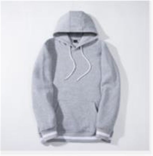 

мужчины толстые hoodie мужской сплошной цвет с капюшоном пуловер с длинным рукавом homme зима outwear модельер одежда повседневная одежда, Black