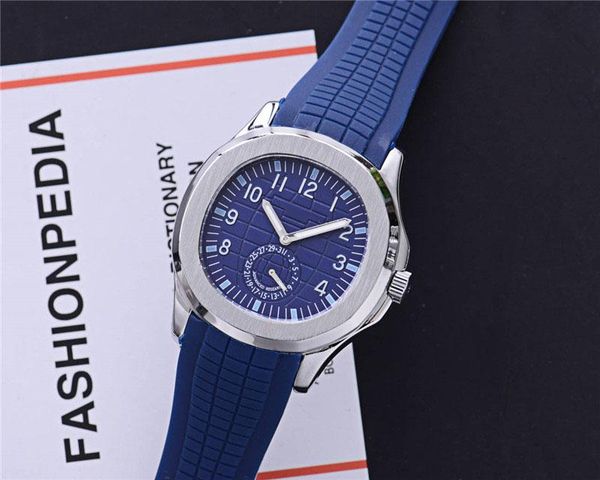 

wholesale fashion mens luxury watch 43mm all dial work designer brand watches quartz movement rubber strap male sport wristwatch clock, Slivery;brown