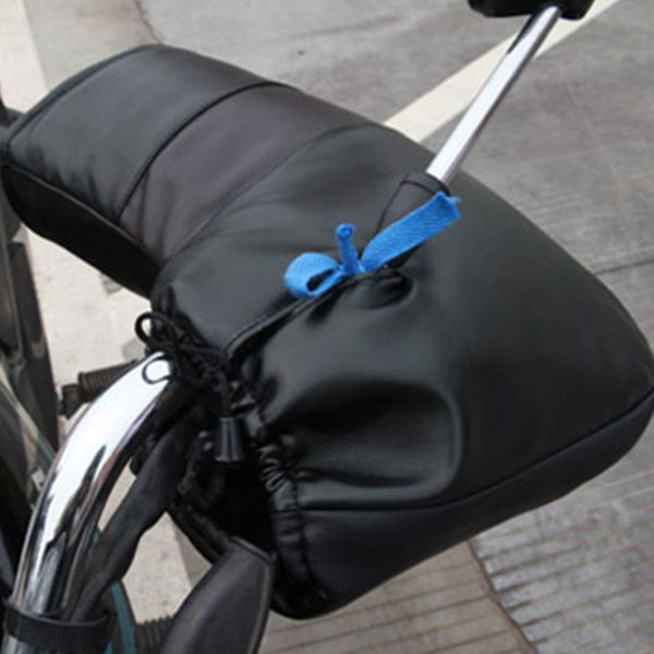 

new 1 pair thermals motorcycle bike handlebar muff gloves warm hand warmer mitts