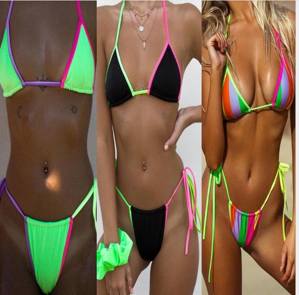 

женский сплит-купальник new candy bikini бикини с вырезом на шее