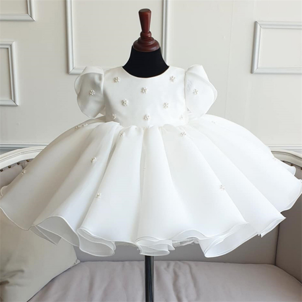

baby 1st birthday party dress pearl princess wedding girls dress lace kids dresses for girl teenage ball gown baby baptism, Red;yellow