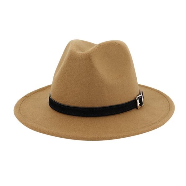 

fedora hat men & women caps vintage wide hats with belt buckle adjustable outbacks hats fedoras solid red bottom hat casual caps, Blue;gray