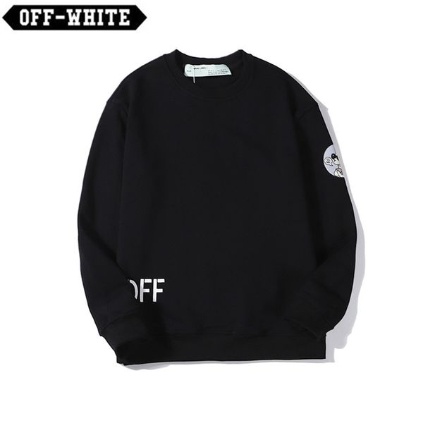 

2019 sweater ladies cotton color ring striped letters animal print casual shirt long-sleeved sweater tiger head embroidery--17, White