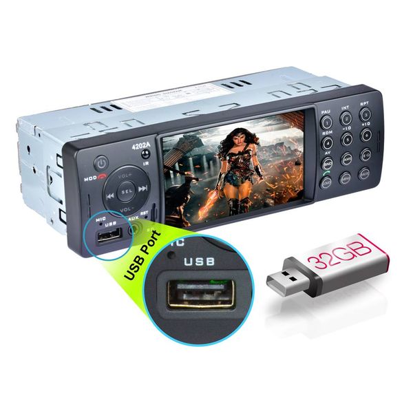 

4.1 inch 1din car mp5 player digital stereo mp3 fm radio for wince bluetooth hands-support rear view camera input