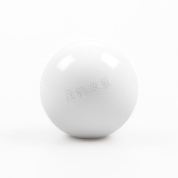 

factory direct car modified shift head all white solid color spherical shift head