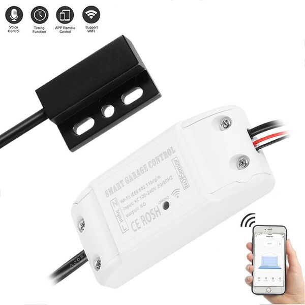 Smart Wifi Garage Door Opener Smart Life App Control Remote
