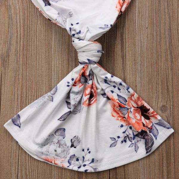 

newborn baby girls floral nightgown sleepwear robe long sleeve sleep bag clothes, Blue;red