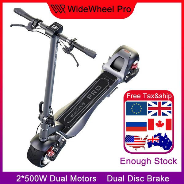 

2020 mercane widewheel pro kickscooter electric scooter wide wheel dual motor disc brake skate hoverboard 48v 1000w