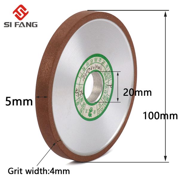 

100mm parallel diamond grinding wheel grinder disc for mill sharpening tungsten steel carbide rotary abrasive tools