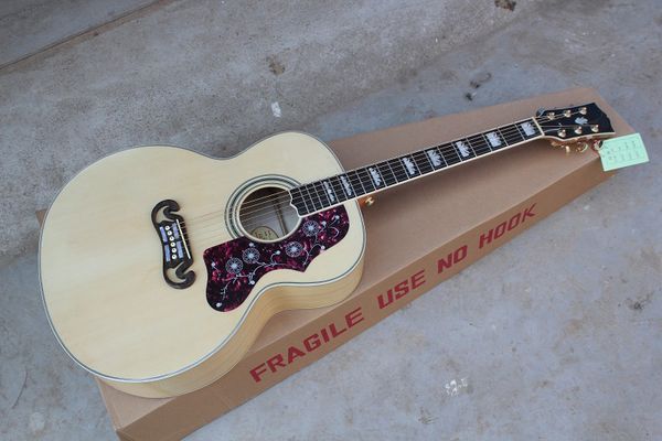 

2014 custom shop selling dot spruce beige s-j-2-0-0 6 strings acoustic guitar