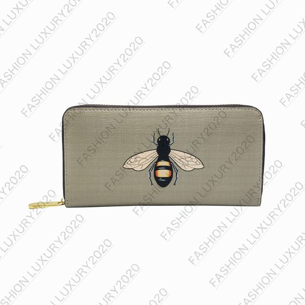 

us buyer us delivery men's and women's black bee long wallet handbag, Red;black