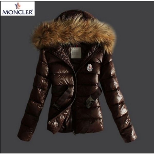 

New hooded jacket with faux fur coat and pu leather zipper coat new fa hion, Black