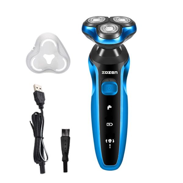 

men electric shaver rechargeable razor shaving machine beard trimmer washable wet dry waterproof