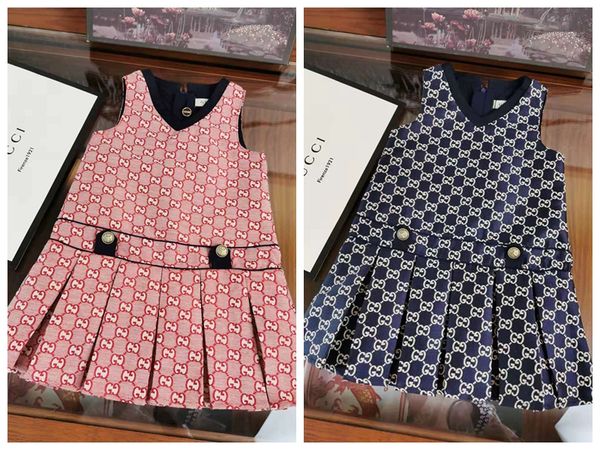 

flower girl dress for wedding pink baby girl fashion dress spring summer brand dresses knee-length kids fancy outfit girls 100-150 cm, Red;yellow