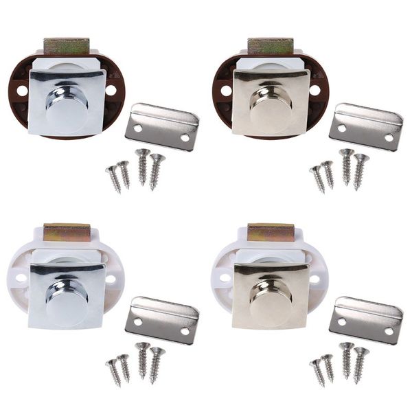

car push lock rv caravan boat motor home cabinet drawer latch button locks y51c