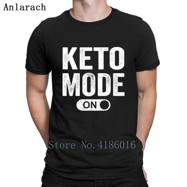 

keto mode on t shirt latest personality fit great tshirt men summer style leisure cotton pop tee, White;black