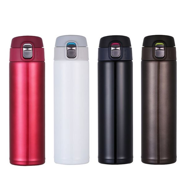 

500ml bottle water wholesale water bottle push to open stainless steel 304 double insulate water bottle