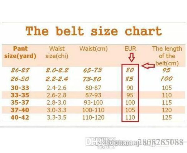 Belt Size Chart Women S European