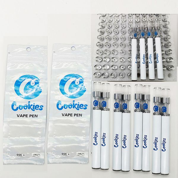 

0.5ml Печенье Одноразового Vape Pen E Сигареты Vape повозка Пусто нефтедобывающее картридж Упаковки 280mAh E CIG батареи испаритель Starter Kits